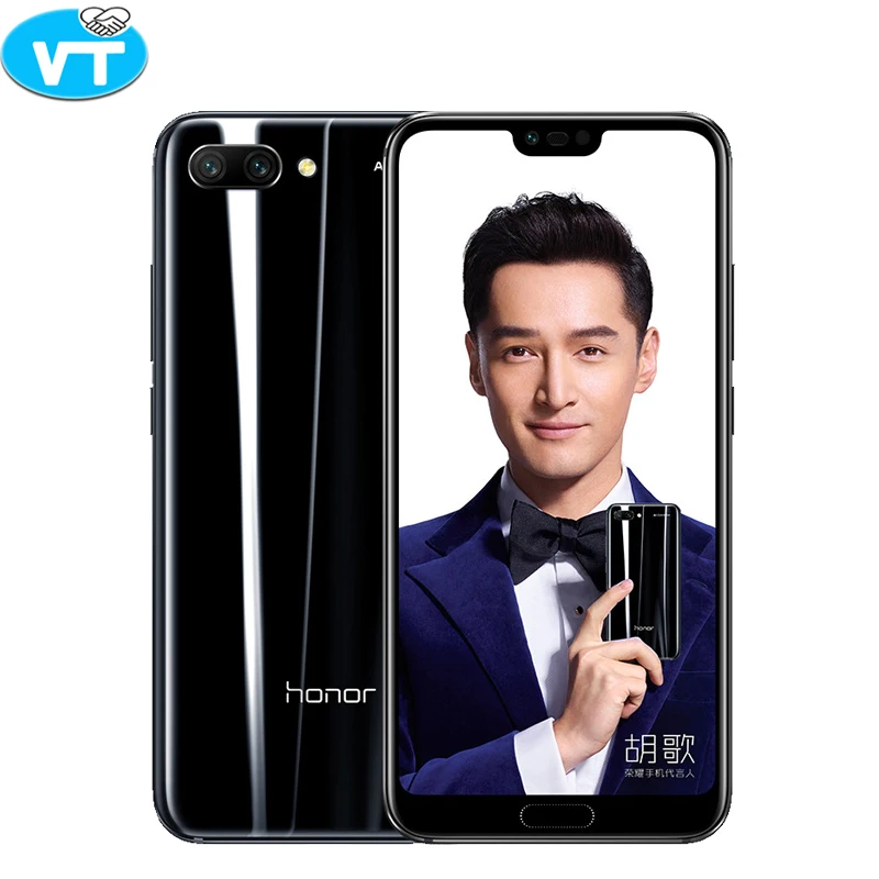 Новое поступление huawei Honor 10 4 г LTE 6 ГБ 128 3D изогнутые Стекло Octa core 5 8 дюймов