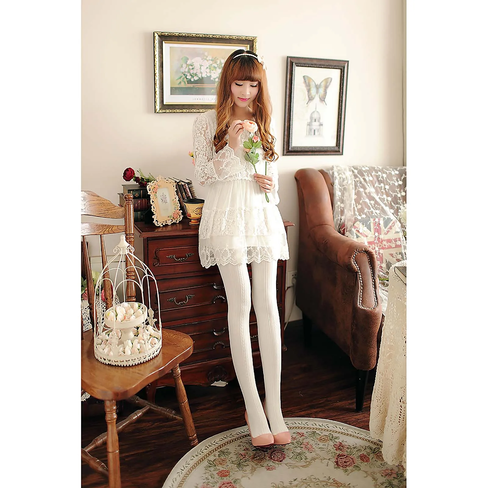 Лидер продаж осенне зимние Чулочные изделия женские пикантные колготки в