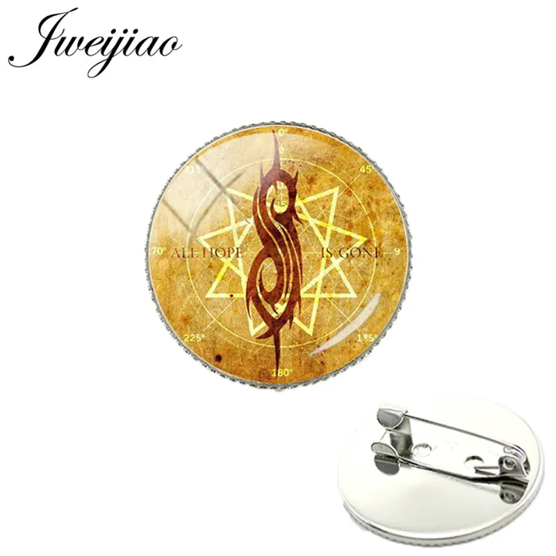SL98 JWEIJIAO,, рок-группа, My Chemical Romance, броши, Slipknot, музыкальная группа, булавки для модных мальчиков и девочек, сумка, украшение одежды SL100 - Окраска металла: SL98