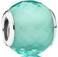 4 Модный подлинный 925 пробы Серебряный абстрактный граненый Шарм Подходит Pandora Браслеты оригинальные муранские стеклянные бусины Сделай Сам ювелирные изделия - Цвет: 4