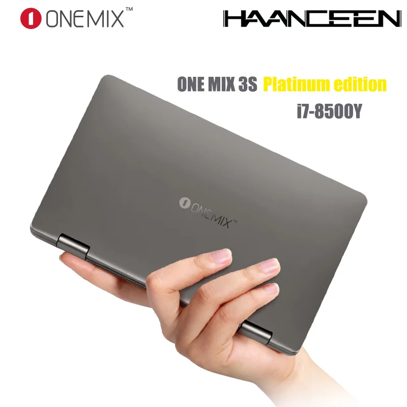 Ноутбук One Mix 3S Platinum Edition Yoga Pocket Intel Core i7-8500Y двухъядерный 8," IPS 16G 512G двухдиапазонный WIFI Type C подарочная сумка