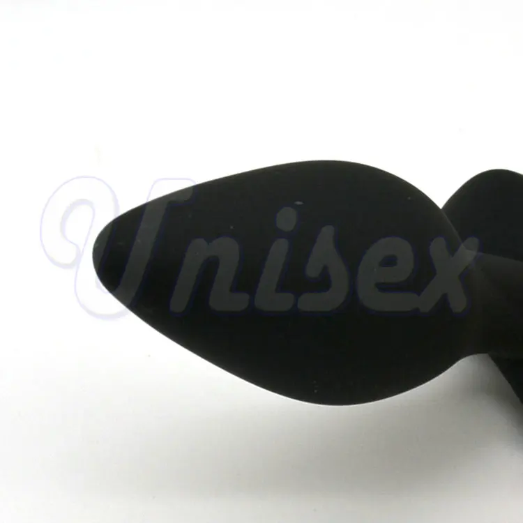 Черная мягкая силиконовая Анальная пробка сексуальные анальные игрушки для