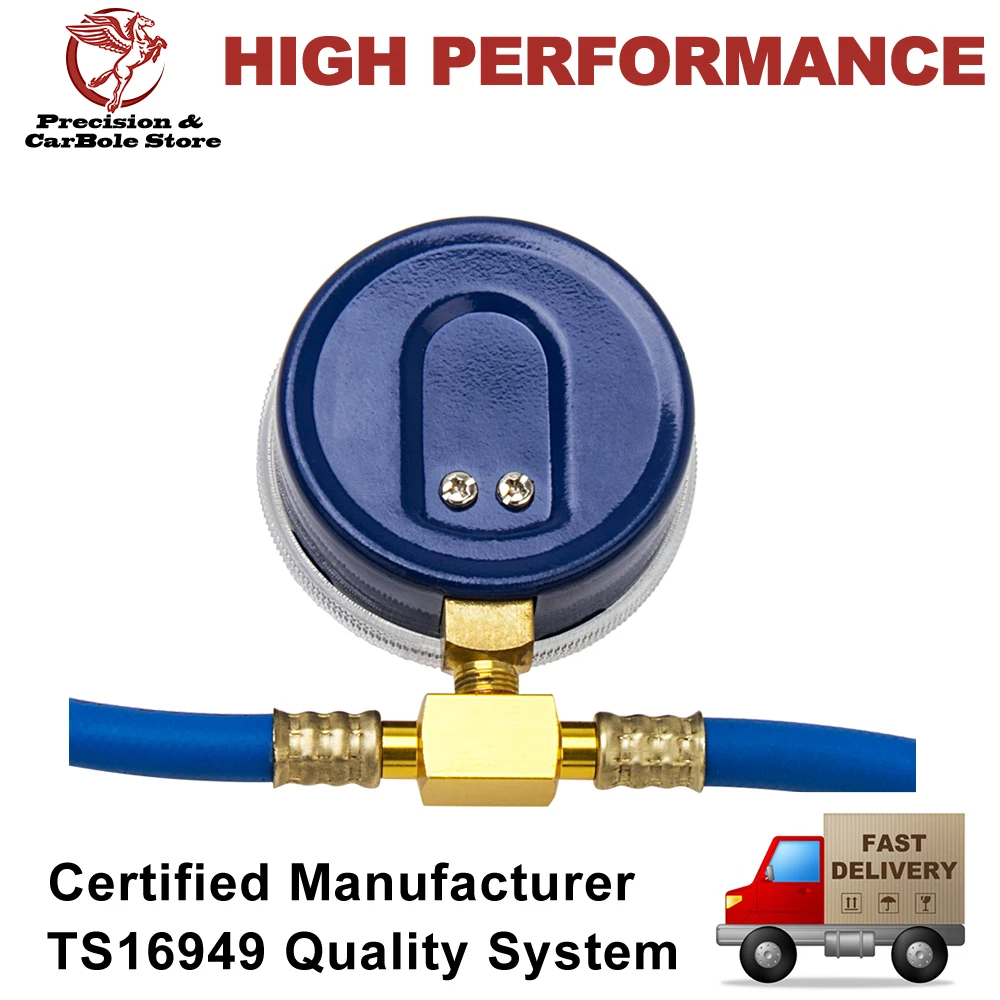 Карбон 1/2 ACME R134a заряжаемый измерительный шланг для кондиционирования воздуха