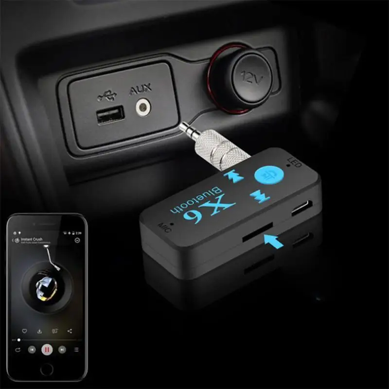 Автомобильный Bluetooth аудио ресивер VAORLO 3 в 1 5 мм мини беспроводной bluetooth aux адаптер