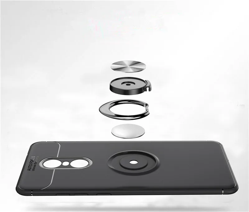 Чехол с металлическим кольцом Fecoprior Note4X для Xiaomi Redmi Note 4X задняя крышка