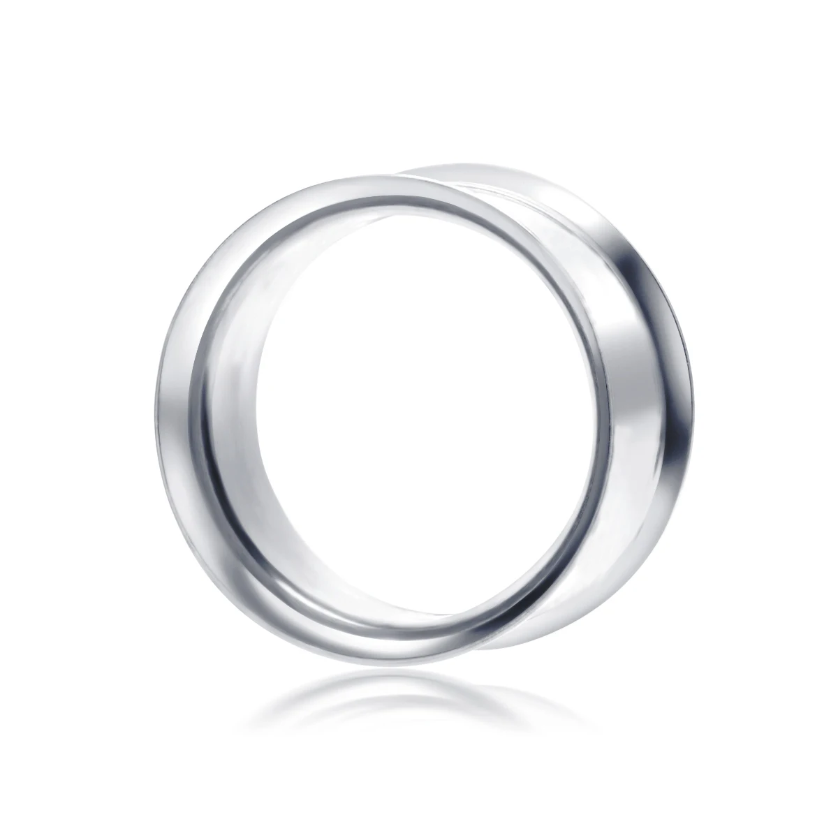 no screw silver TIANCIFBYJS Заглушки для ушей, измерительные приборы из нержавеющей стали, винтовой туннель с двумя расширяющимися концами, телесный туннельный расширитель, пирсинг для тела, ювелирные изделия для женщин, 2 шт - Окраска металла: no screw silver