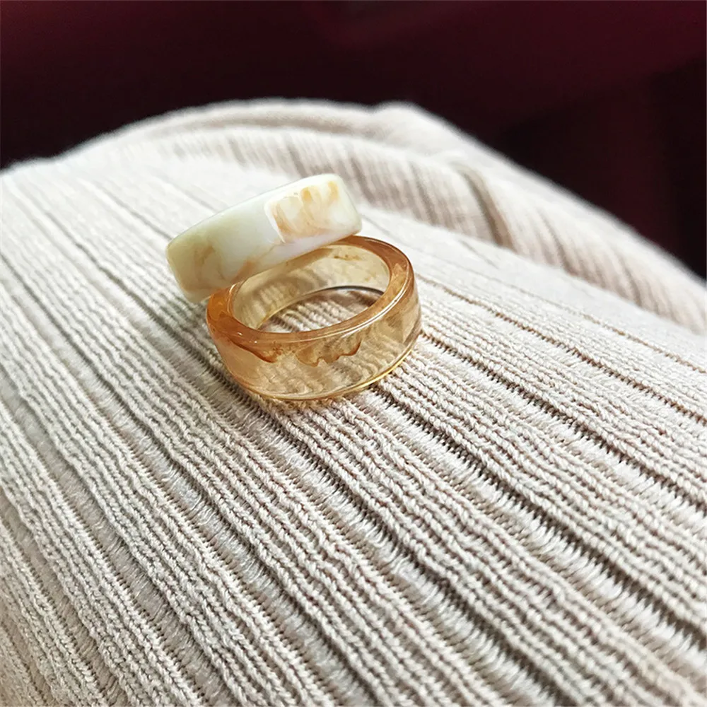 Винтажное французское простое кольцо MLING в японском и корейском стиле с