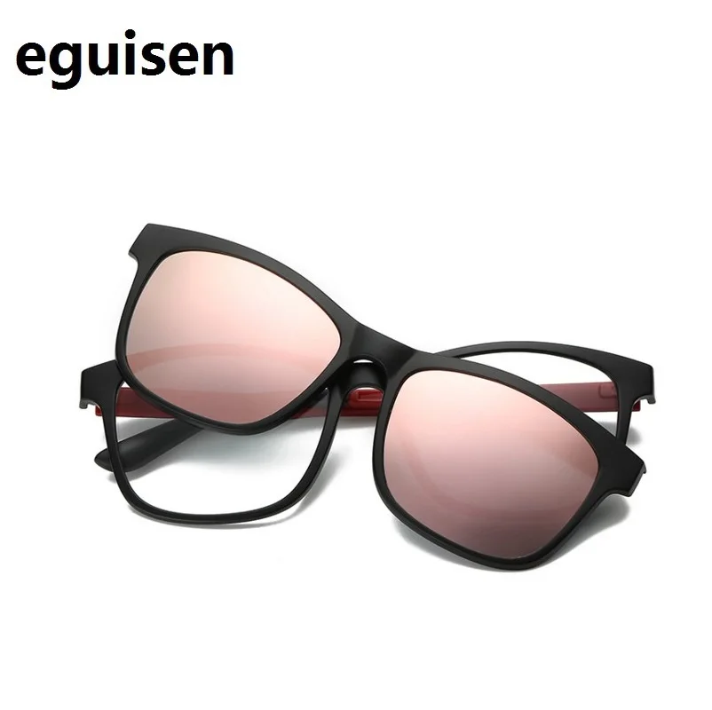 Зеркальные очки для близорукости шириной 143 TR магнитные мужчин и женщин