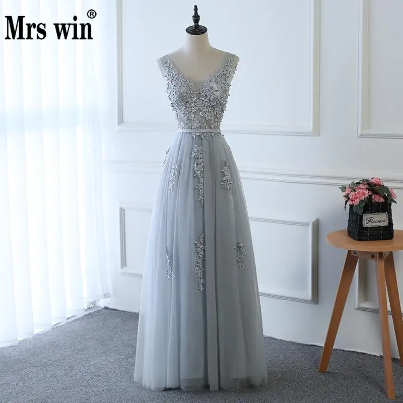 Robe De Soiree новые кружевные бисерные кружевные Длинные вечерние платья для невесты, банкета, элегантные вечерние платья длиной до пола для выпускного вечера