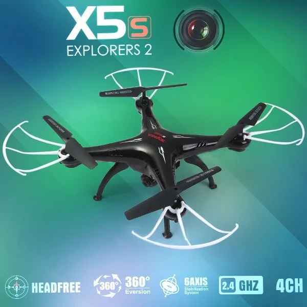 2015 новая версия Syma X5S / X5SC 2 4G 6 осевой Безголовый режим гироскопа HD камера