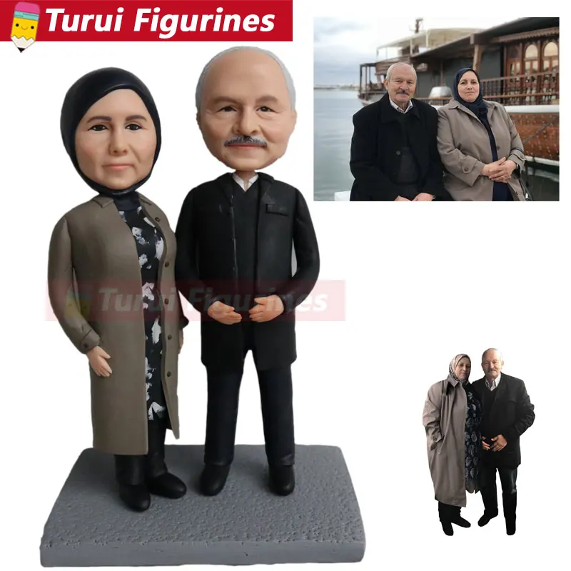 

custom handmade gifts for grandparent wedding anniversary gift for grandma grandpa custom bobblehead bobble head dolls figura