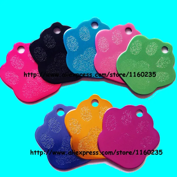 Лидер продаж бирки для собак (4 8 цветов/30 шт.) разноцветные питомцев бесплатная