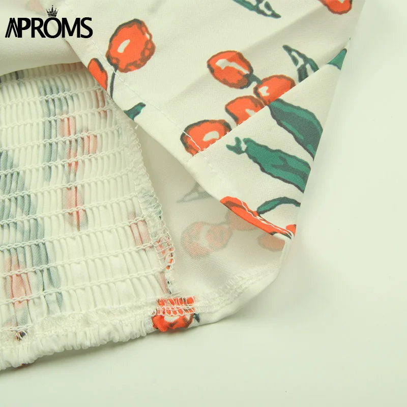 Aproms/Винтажные топы на бретелях с квадратным вырезом и принтом, женские летние топы с рюшами, крутой топ для девочек, уличная одежда, шикарный облегающий Топ Feamle, футболки
