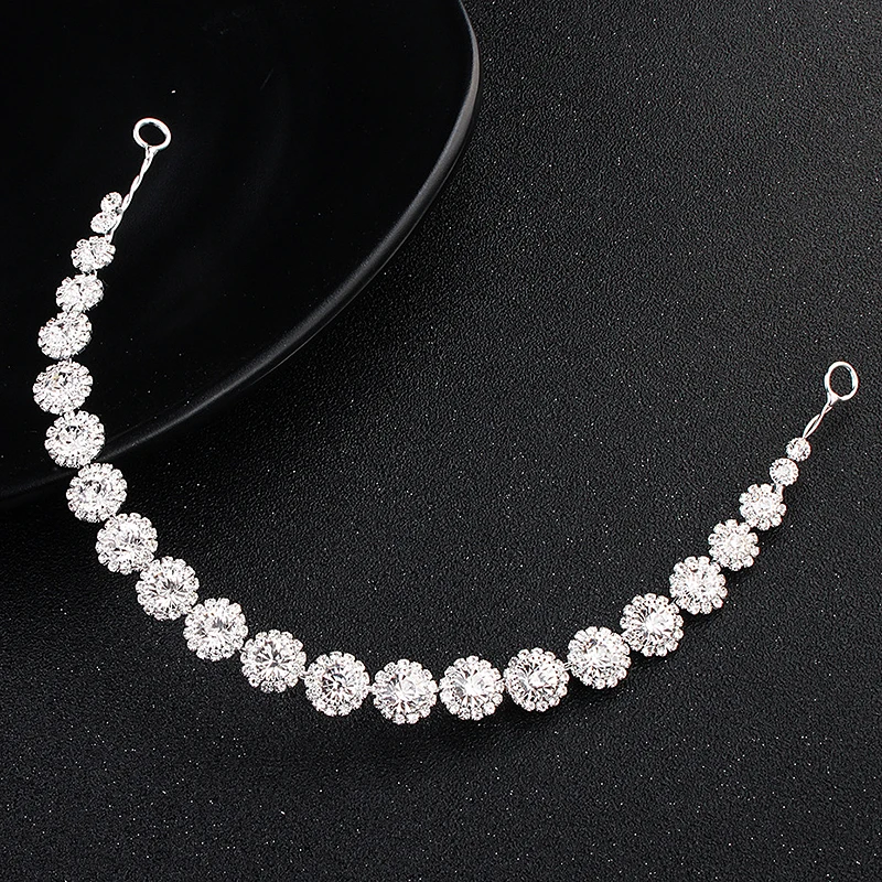 Ободок для волос с кристаллами повязка на голову девочек | Украшения и аксессуары