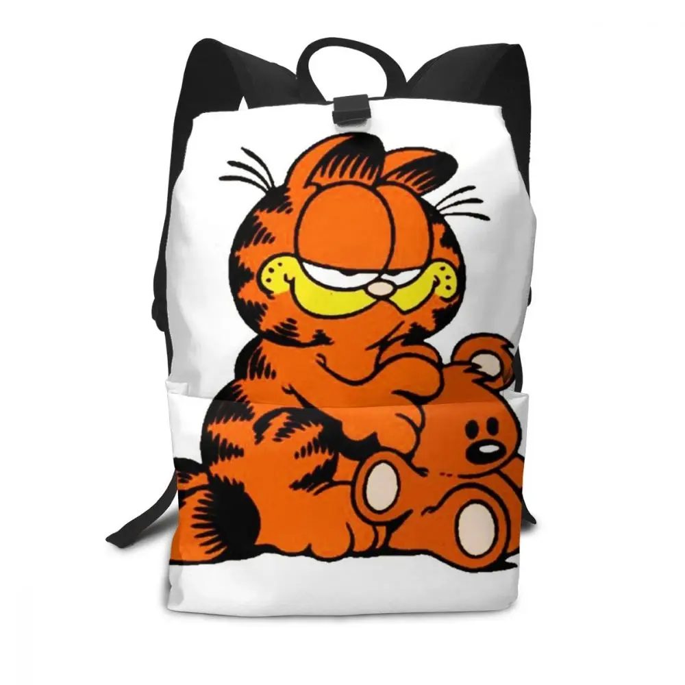 Рюкзак с гарфилдом, классический, с гарфилдом, Humour, рюкзаки, Модный узор, сумка, многофункциональная, высокое качество, для подростков, для мужчин и женщин, уличные сумки - Цвет: GARFIELD 4