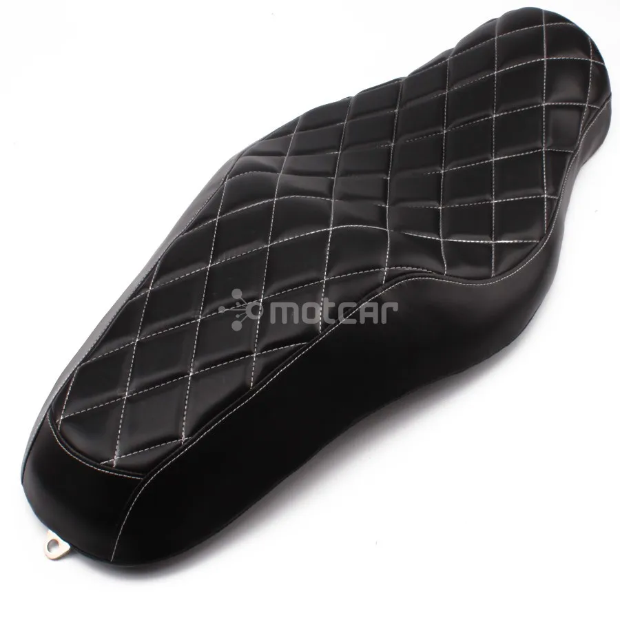 Черные подушки на сиденья мотоцикла для водителя и заднего пассажирского Harley