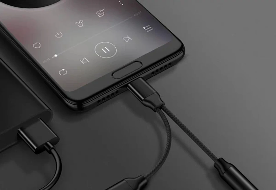 Адаптер ACCEZZ usb type C для huawei mate 20 P20 Pro samsung Xiaomi Mi6 8 Mix2S LG 3,5 мм разъем Aux адаптер разъем для зарядки