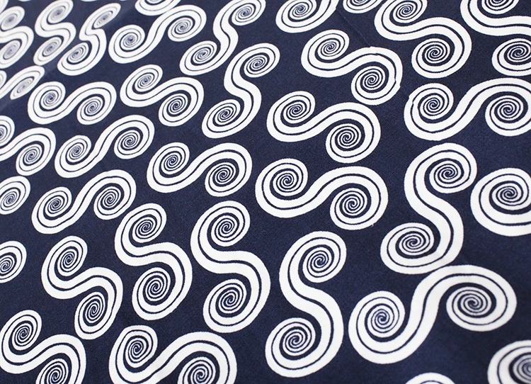 S узор дизайн винтажная ткань Ретро стиль ситцевое с принтом хлопчатобумажная