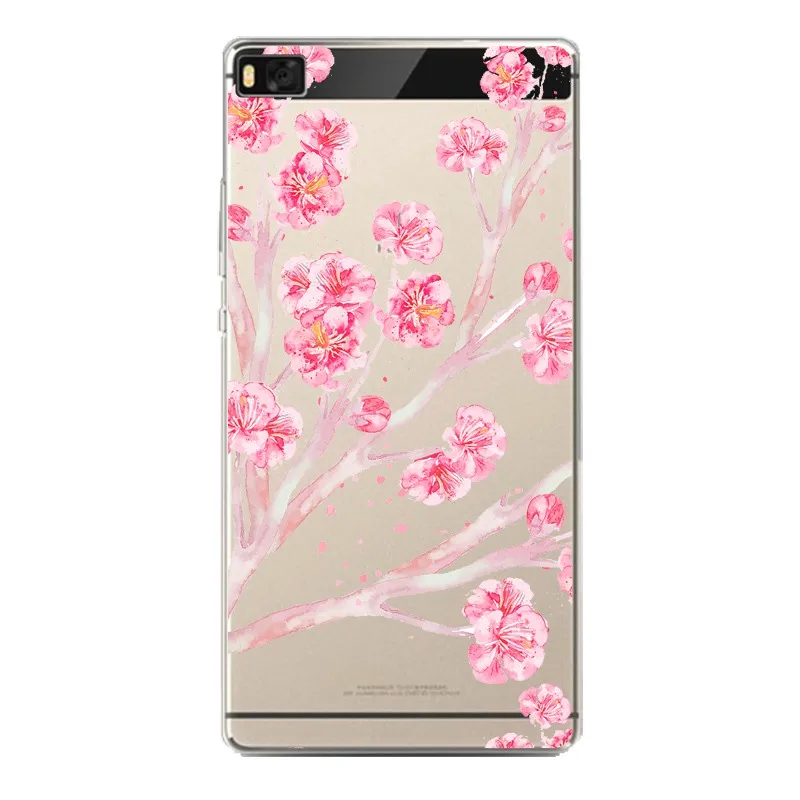 Sea Soft Clear TPU Phone Case For huawei P10plus P8 P9lite honor 3c 4c 6a 7 8 9 5c Coque Printed Flora Shell Cover Free Shipping | Мобильные
