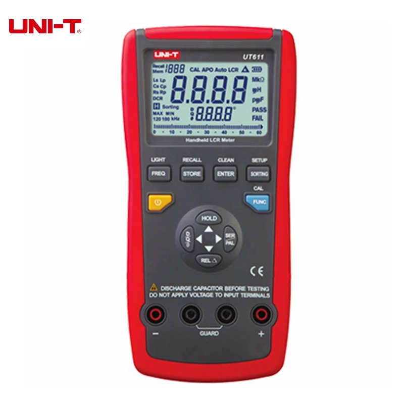 UNI T UT611 UT612 цифровой измеритель индуктивности емкости и сопротивления метр