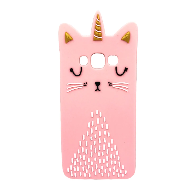3D мультфильм Cat Чехол с единорогом для samsung J5 чехол силикон для samsung Galaxy J5 J5008 YC955 SM-J500F J500 J500F чехол для телефона