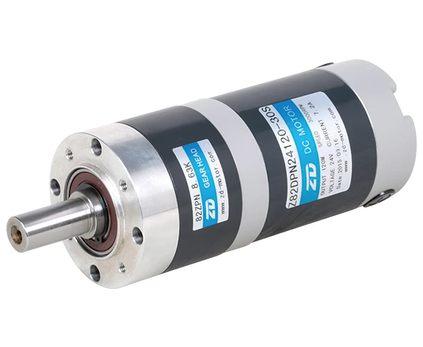

ZD motor type: Z82DPN24120-30S, 24 Volts, 120 watts , gear ratio: 24.65 4 pieces electric gear motors send to Germany