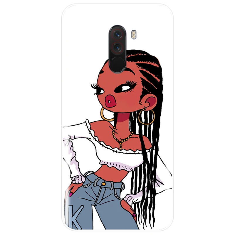 Афро для девочек черного цвета Magic пигмент меланин мягкий силиконовый чехол