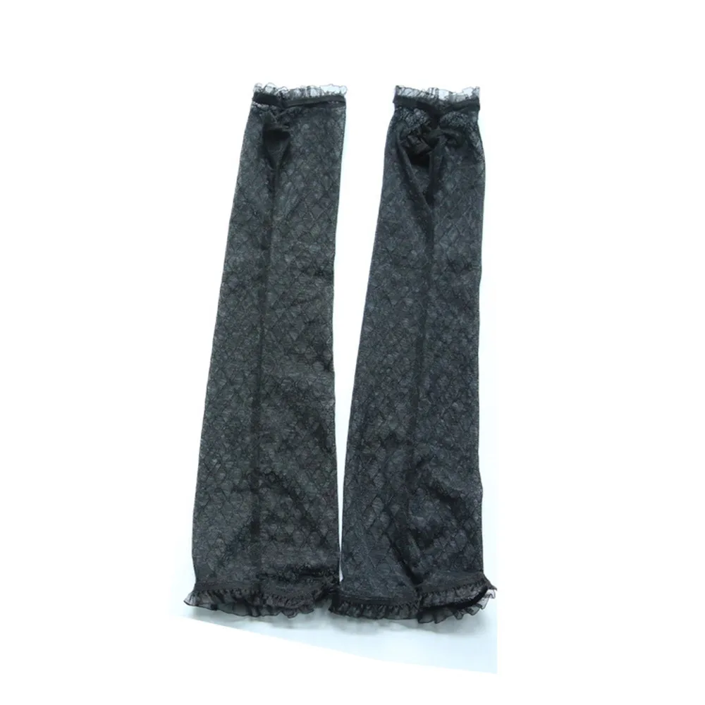 Сексуальное элегантное женское платье аксессуары длинные кружевные перчатки