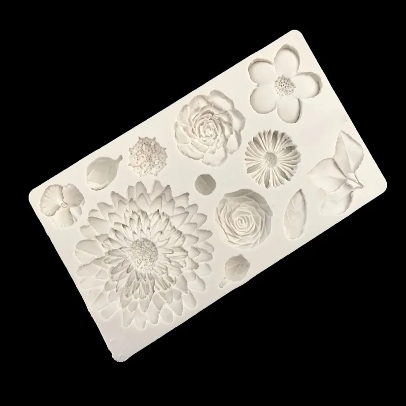 1 шт. силиконовые формы цветы|silicone mold|chocolate moldflower silicone mold |