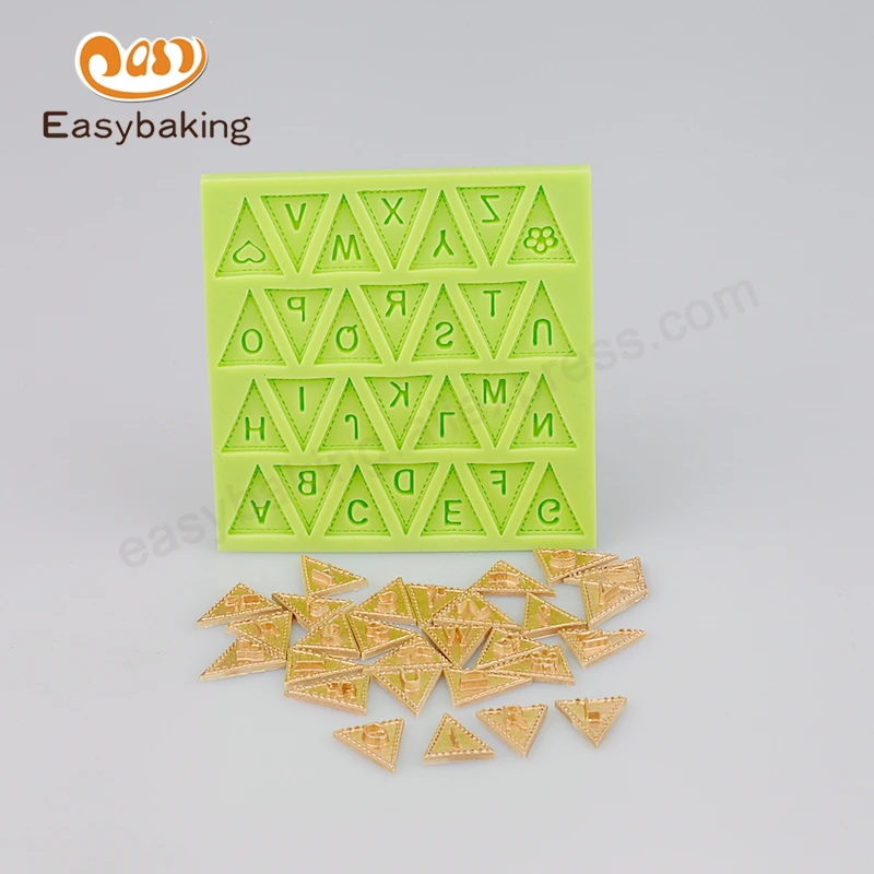 Кухонные аксессуары для выпечки в форме флага Алфавит/буква силиконовая форма