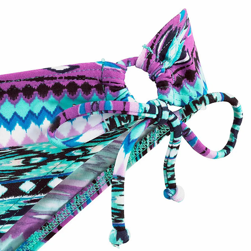 Новое поступление 2019 женский купальный костюм с треугольным принтом Женский