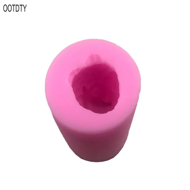 3D милая сова в форме животных силиконовая форма для помады мыло торта DIY Ручная