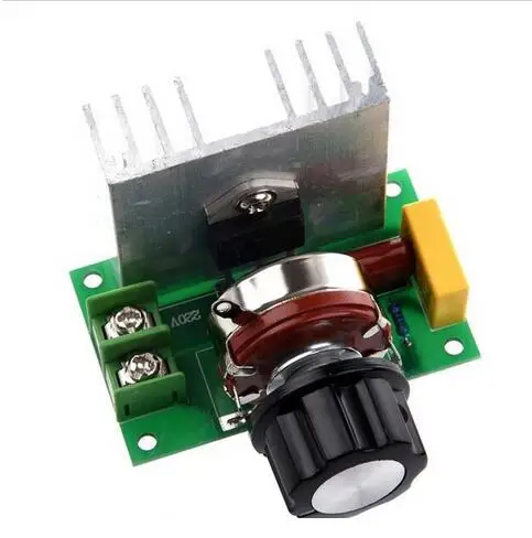 Электрический регулятор напряжения и скорости переменного тока 220 В 4000 Вт SCR