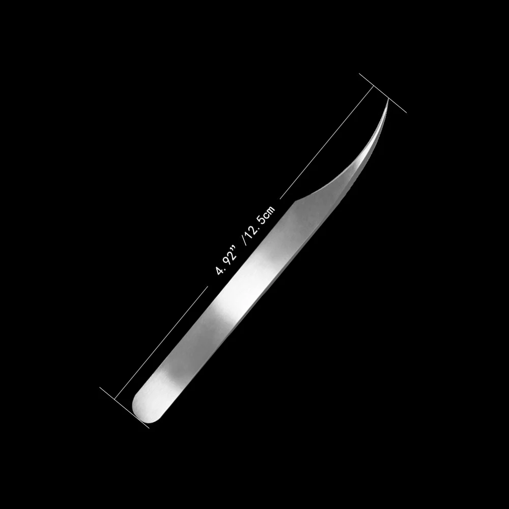 Bright C1 Пинцет для наращивания ресниц профессиональный яркий Пинцет для ресниц прямой наконечник из нержавеющей стали зажим для ресниц Антистатические инструменты для ресниц - Цвет: Bright C1