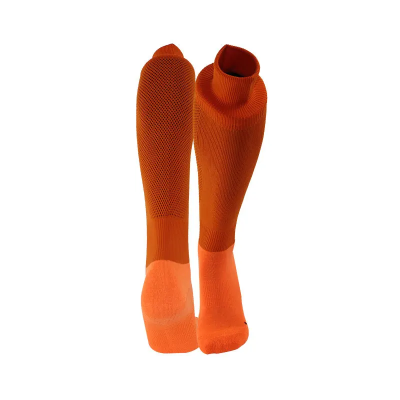 05 Orange Brothock футбольные носки Для мужчин тренировочная сумка для отдыха на открытом воздухе, быстро сохнет, Бег чистый спортивные носки высокие носки с махровым следом Противоскользящий Футбол Носки - Цвет: 05 Orange