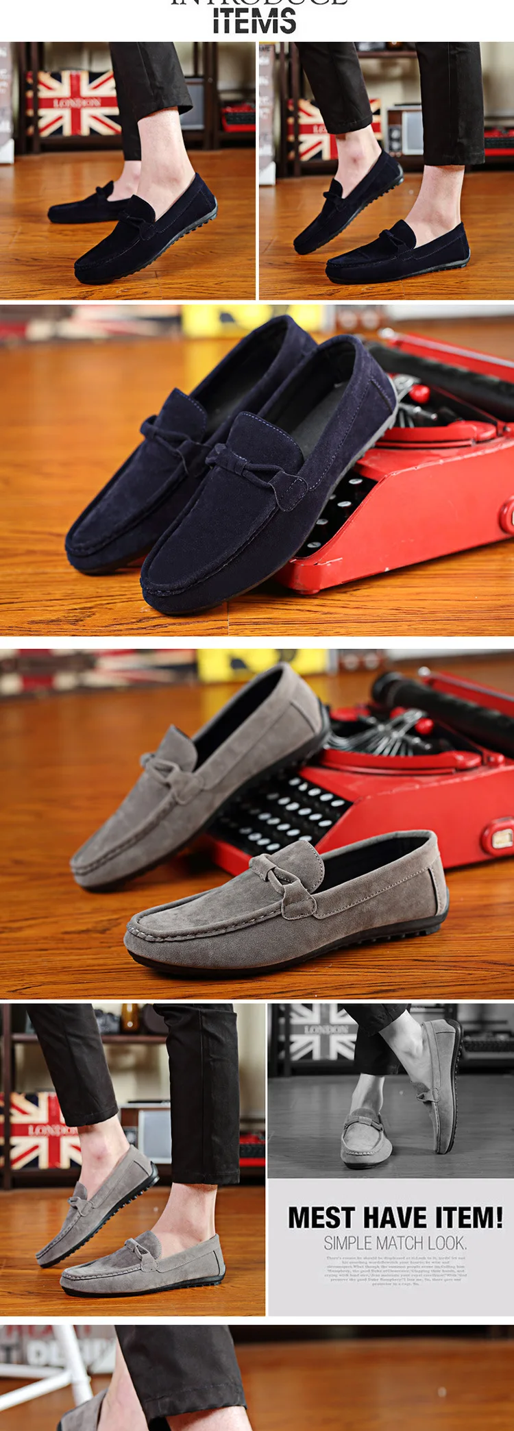 Модные мужские лоферы; Zapatos De Hombre; летняя Удобная замшевая Мужская обувь без застежки; мокасины для вождения; мужские мягкие повседневные кроссовки; Новинка