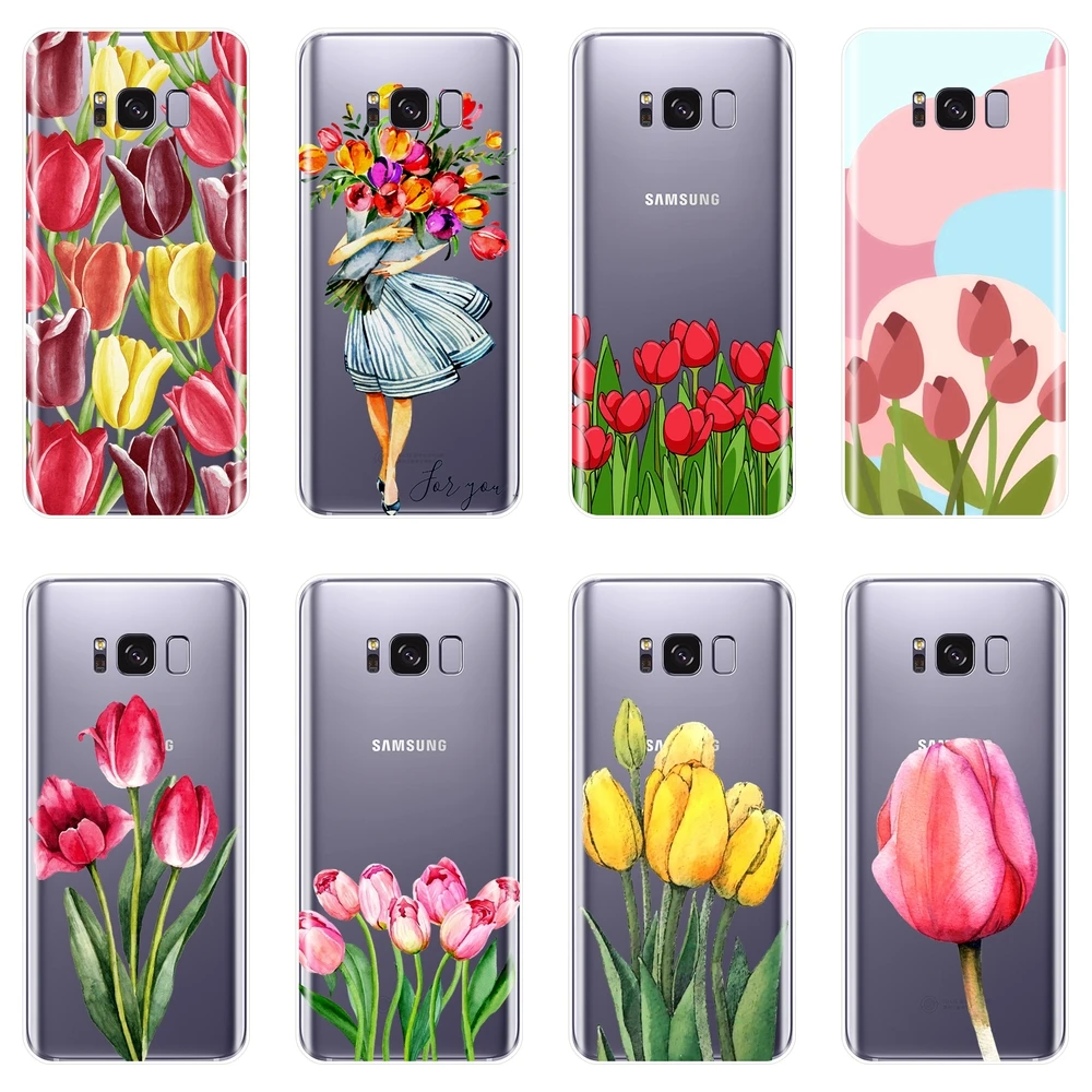 Задняя крышка для Samsung Galaxy S8 S9 Plus S5 S6 S7 Edge мягкий силиконовый чехол телефона Note 9 8 5 4