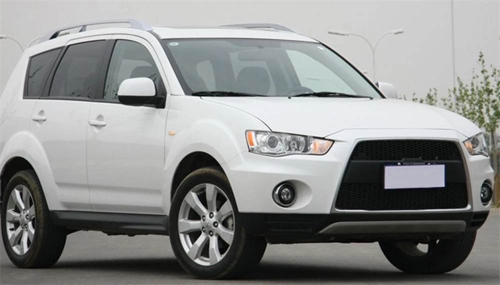 Для Mitsubishi Outlander 2010 2011 прозрачная Автомобильная фара с прозрачными линзами