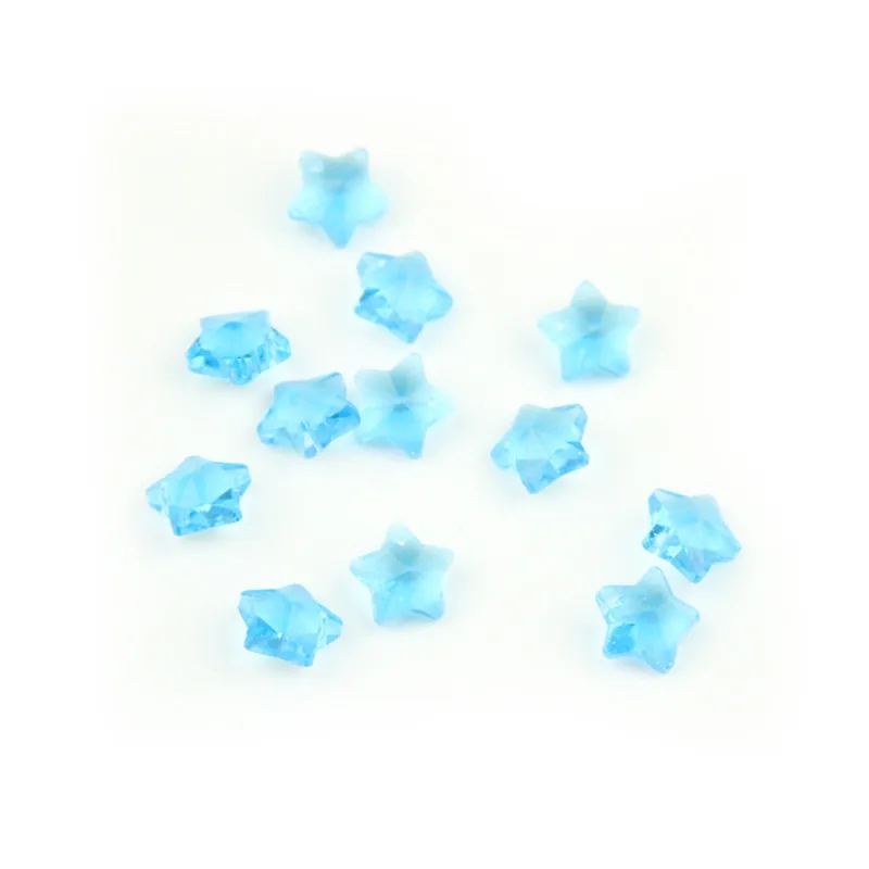 100 шт. стеклянные бусины в форме звезды 14 мм|crystal chandelier beads|chandelier beadschandelier glass beads |