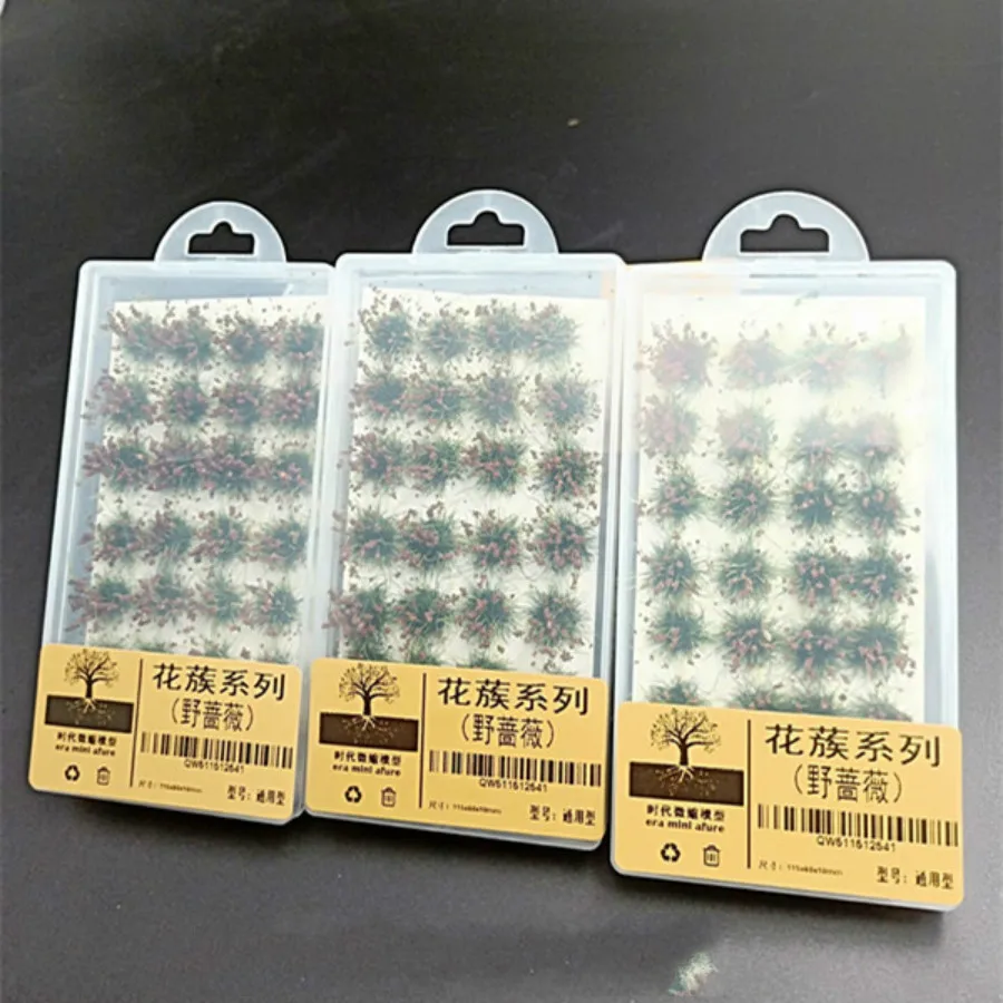 56 шт./лот архитектура Весы Модель трава Tuft имитация травы цветок кластера Дикая