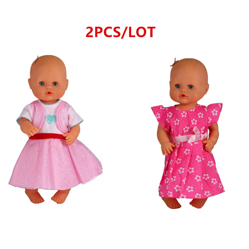35 см кукольная одежда Nenuco Ropa y su Hermanita 2 шт./лот аксессуары для кукол DIY платье 13