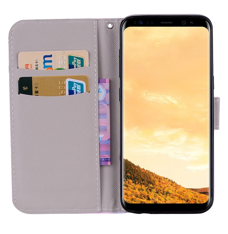 Для Etui samsung Galaxy S8 S9 Plus чехол из искусственной кожи Флип Бумажник чехол для телефона s для Coque samsung Galaxy S5 S6 S7 S 7 Edge чехол