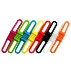 4 шт.упак. силиконовый ремешок передняя фара для велосипеда держатель для велосипеда для крепления руля галстуком-бабочкой велосипед факел фонарик повязки Динамик крепление