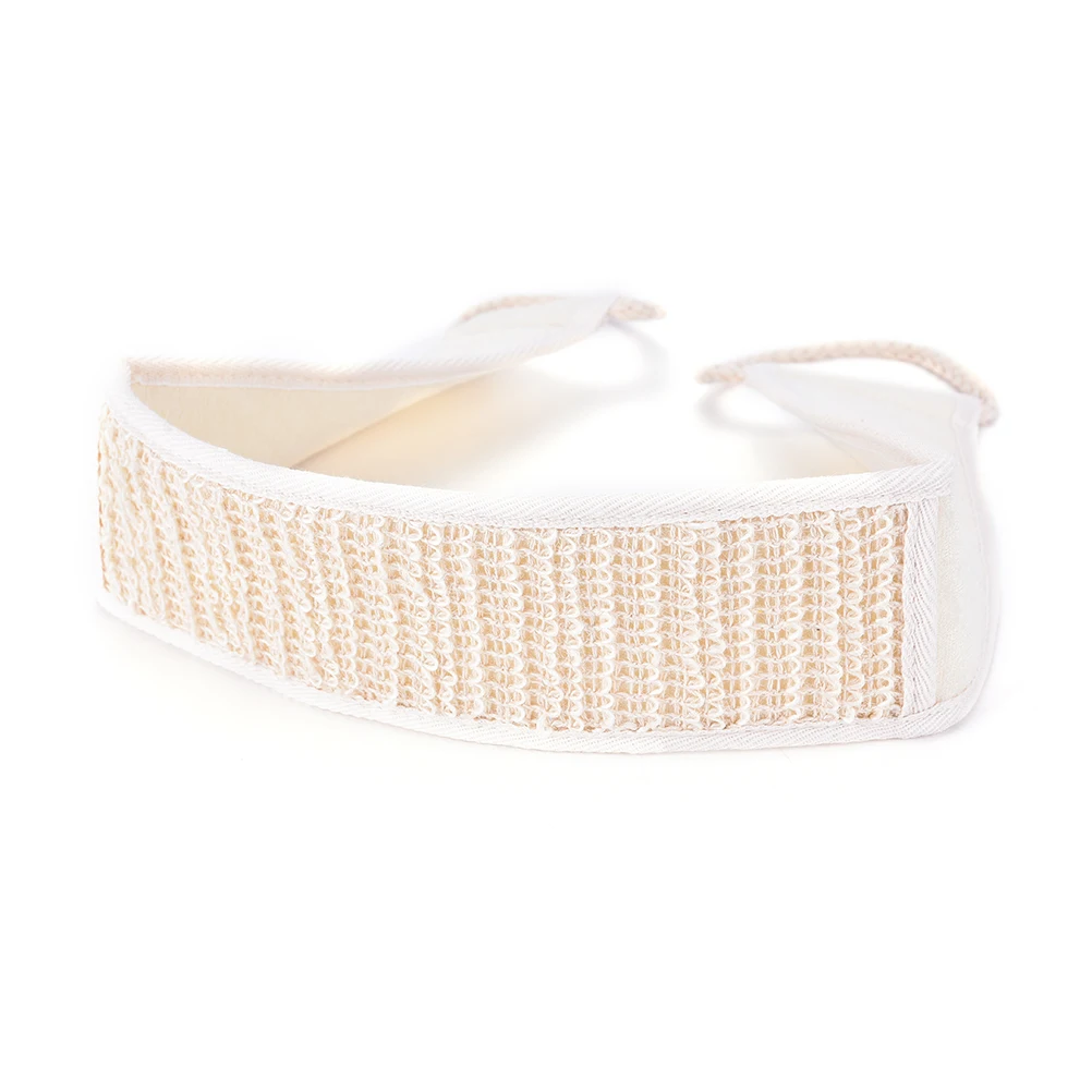 1 шт. Отшелушивающий мягкий задний ремешок Loofah натуральная кисть для спины тела