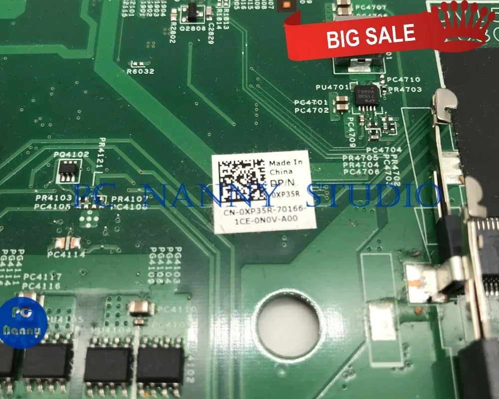 PCNANNY 0XP35R XP35R для Dell Inspiron M5040 Материнская плата ноутбука 48.4IP11. 011 DDR3 Протестирована |
