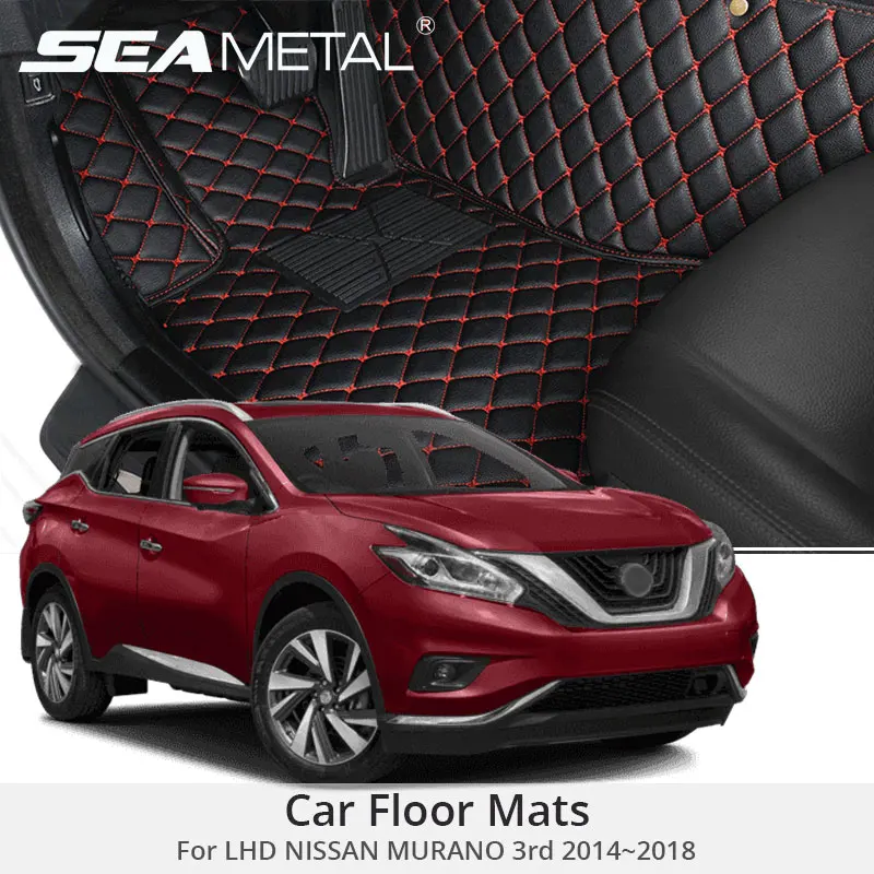 Автомобильные коврики для LHD NISSAN Murano 3rd Z52 2018 2017 2016 2015 2014 автомобильные на заказ