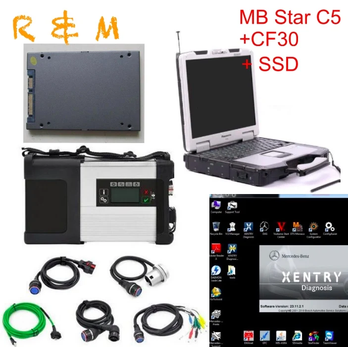 Super MB Star C5 Sd connect compact c5 для Mercede Ben z автомобили/Грузовики daignostic со звездой vediamo dts 03