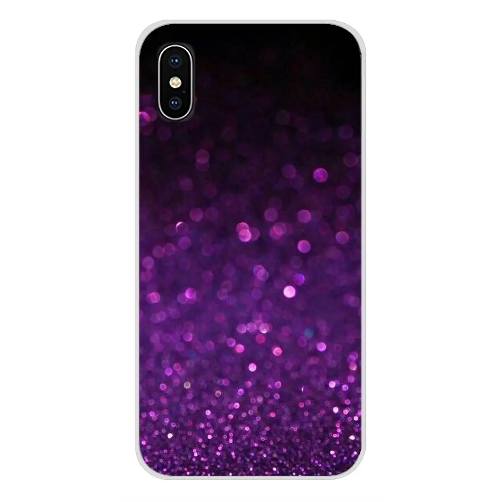 Purple sparkle Glitter Accessories Phone Shell Covers For Samsung Galaxy A3 A5 A7 J1 J2 J3 J5 J7 2015 2016 2017 | Мобильные телефоны