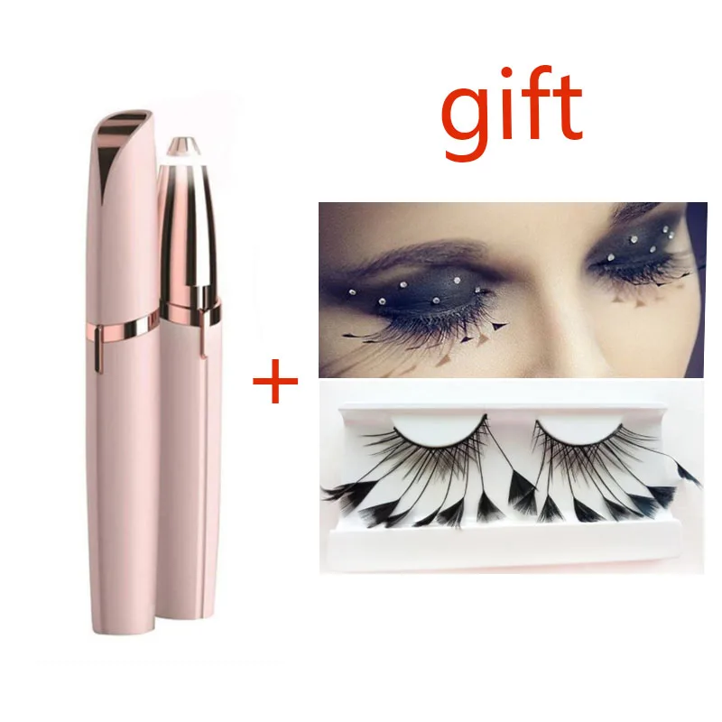 Горячая продажа мини электрический триммер для бровей губная помада брови ручка