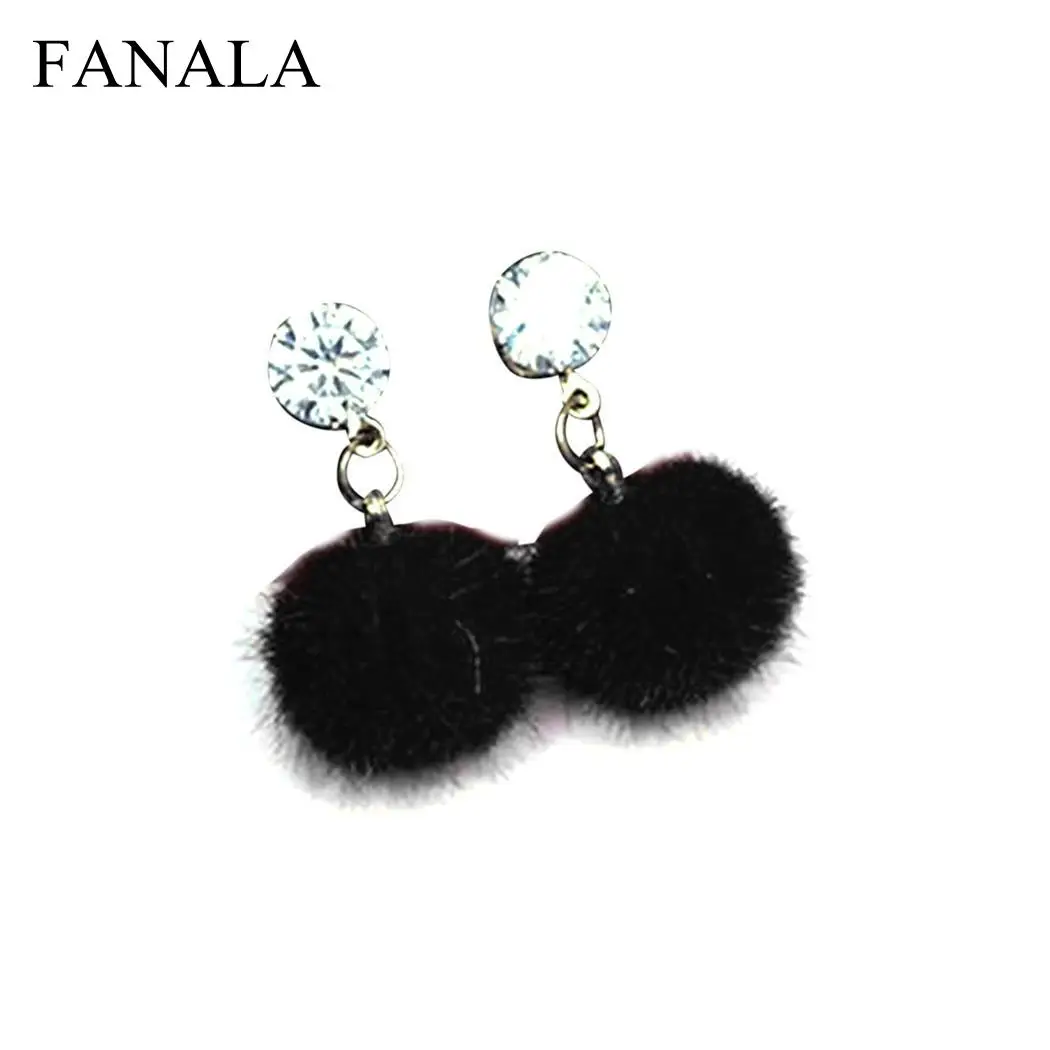 Драгоценный камень прелестные серьги в форме подарка маленькая трендовая пара